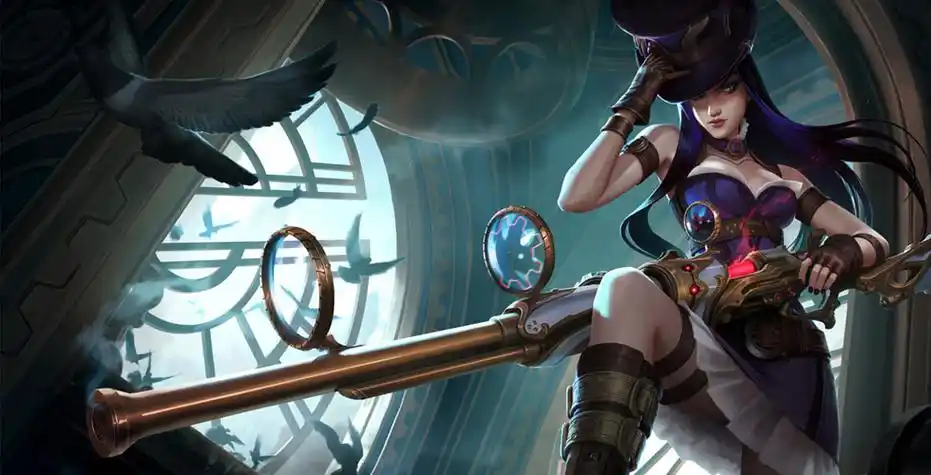 英雄联盟中,"小蛋糕"是皮城女警凯特琳的外号之一.