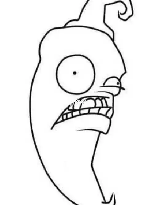 植物大战僵尸小鬼僵尸的简笔画