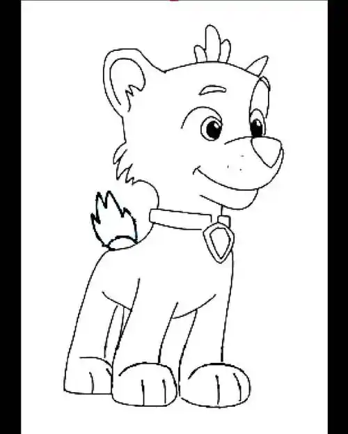 汪汪队简笔画 汪汪队简笔画幼儿