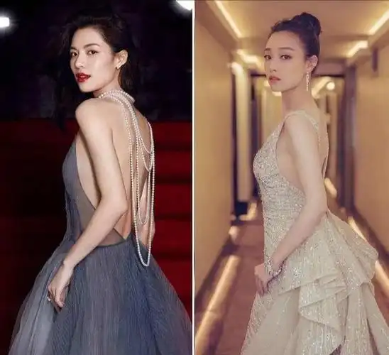 倪妮钟楚曦威尼斯电影节大秀身姿,高级脸pk一字型锁骨,难分高低