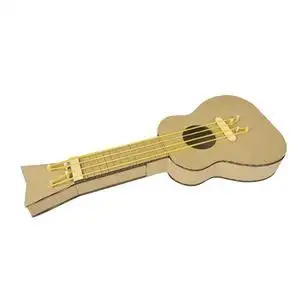 变废为宝成品自制乐器材料diy吉他废物利用手工制作幼儿园玩教具