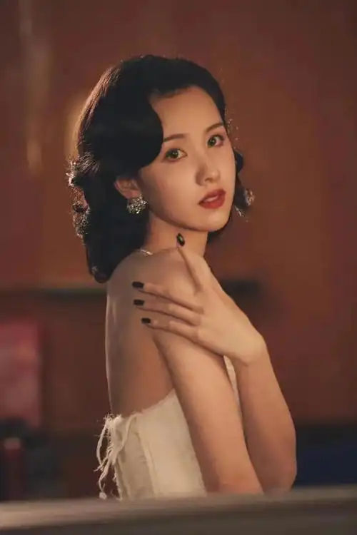 女明星民国风穿搭温柔典雅妥妥的古典美人