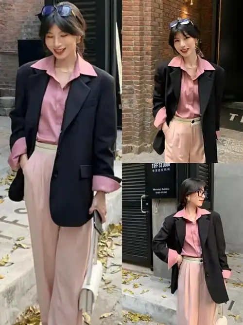 黑西装外套搭配什么内搭好(黑色西装内搭什么颜色好看)-四五百科