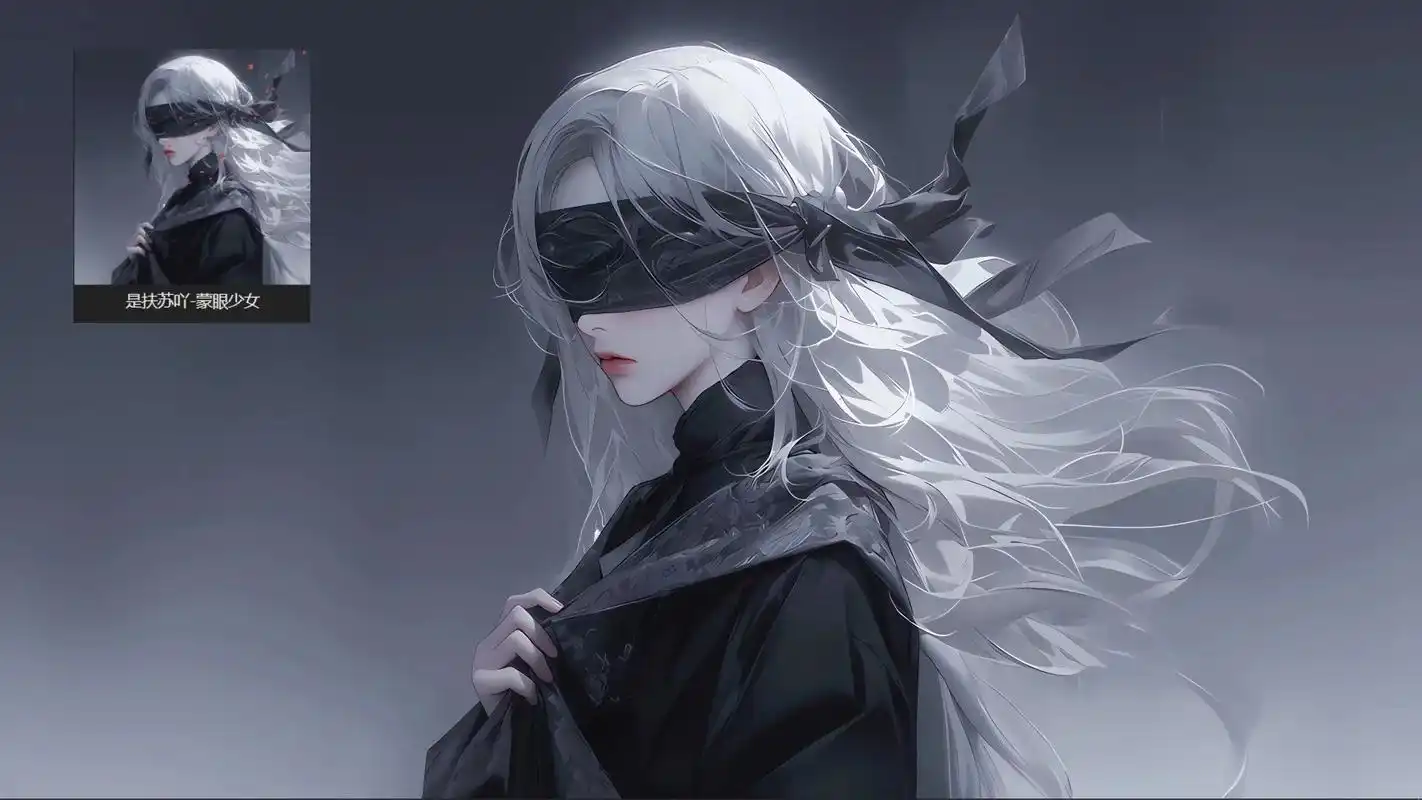 wallpaper 壁纸分享 1. 是扶苏吖-蒙眼少女 2