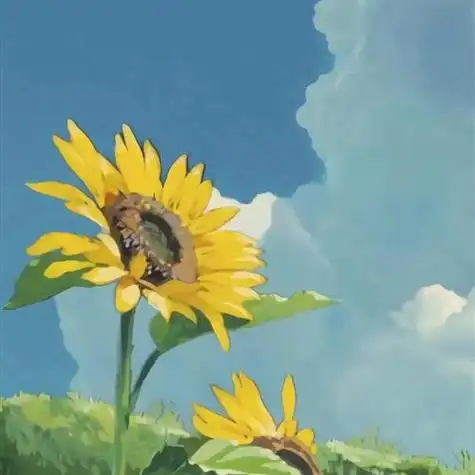 动漫风景头像想要牵着你的手看遍所有美景