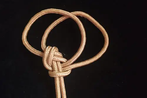 绳结达人给大家分享八字双套绳结的打法