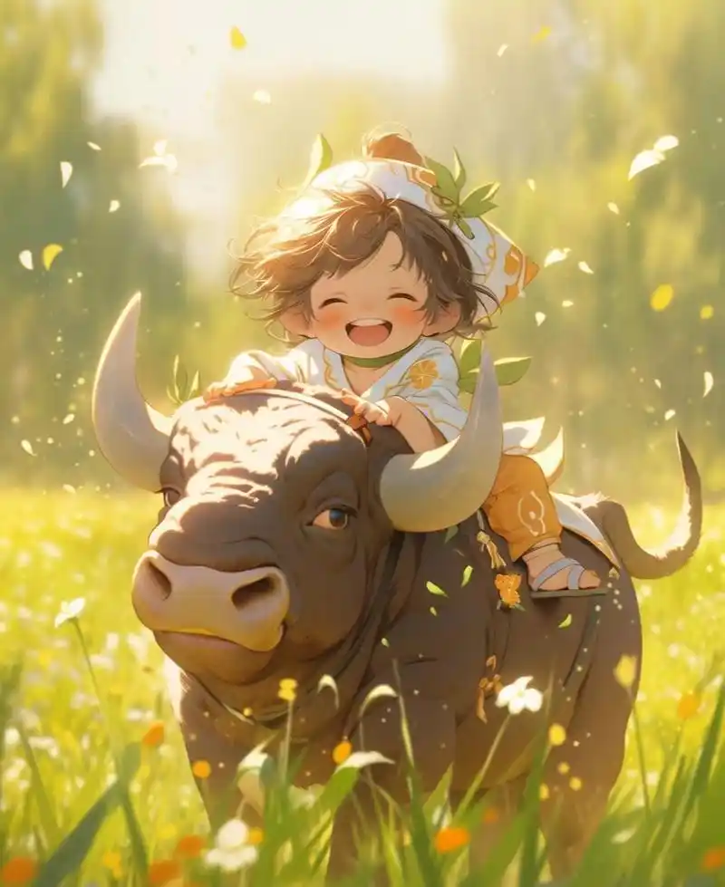 十二生肖拟人之丑牛#ai绘画