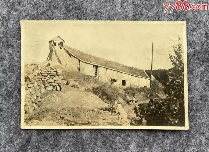 【民国风景老照片】——山间小屋_价格40元_第1张