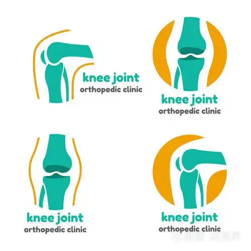 圆象征着膝盖关节骨头