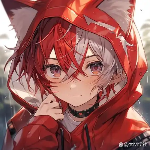 动漫男生头像|高冷系|红发男神