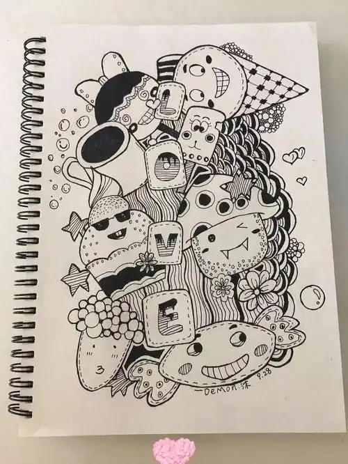 day12零基础坚持一百天自学画画控笔素材