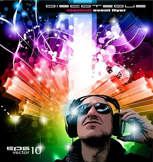 音乐设计素材矢量图