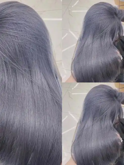 instyle灰紫色发色宁德染发