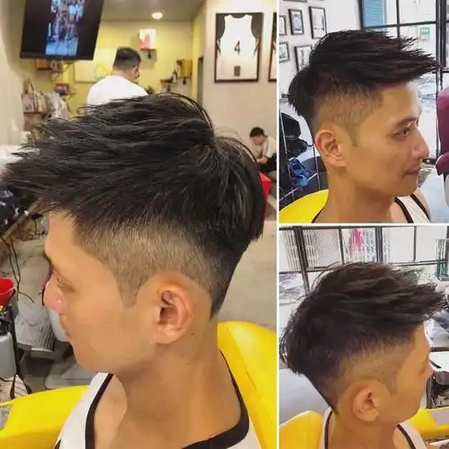 飞机头不要推太短的两侧是很多男生最可以接受的发型两侧推剪的长度不