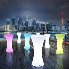 007人付款淘宝户外发光吧台创意清吧酒吧桌椅高脚桌酒会活动桌椅休闲