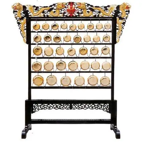 云锣出现于唐代,元代开始大为流行.民间又称九音锣.