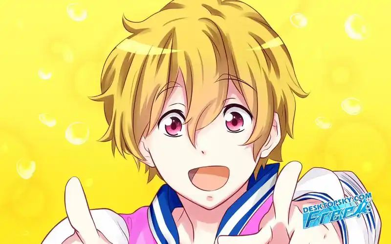 free男子游泳部动漫电脑桌面壁纸第一辑