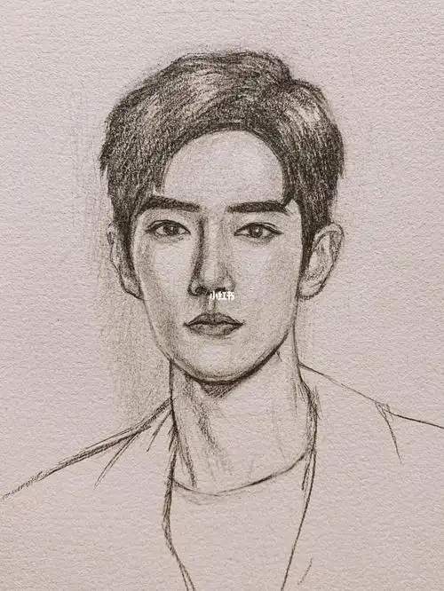 画画  #绘画  #素描  #铅笔画  #肖战  #明星  #素描头像  #手绘