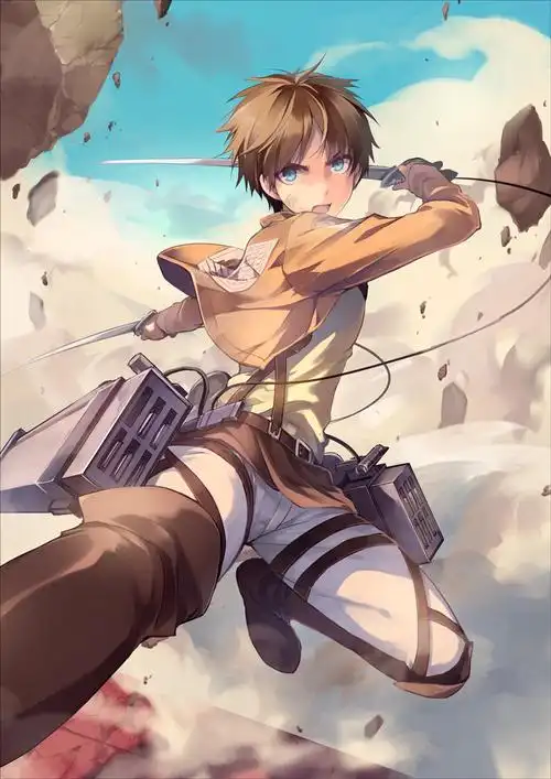 求进击的巨人中艾伦的图片,一定一定一定要好看!