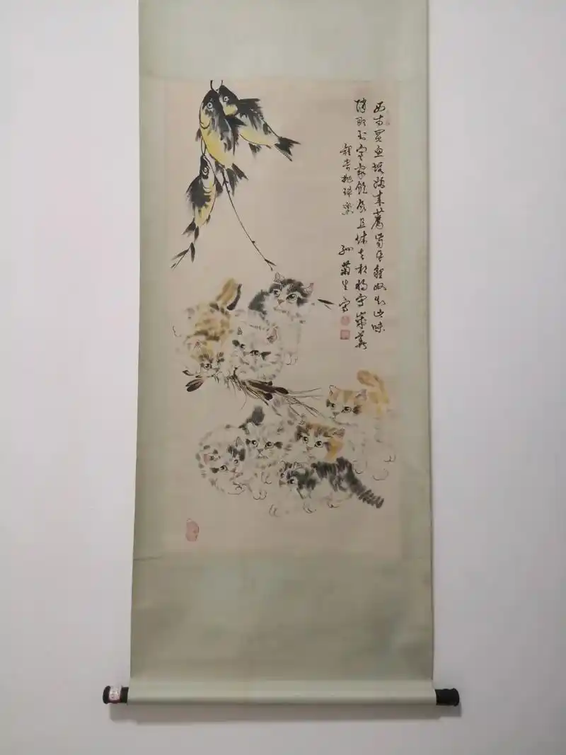 孙菊生     我国以猫为题材进行创作的画家有三个流派:一是 - 抖音