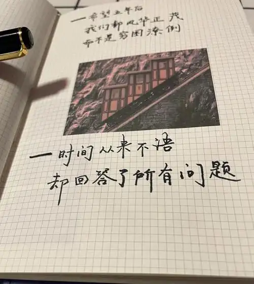 时间从来不语,却回答了所有问题.#每日手写 #每日摘抄 #记录生活