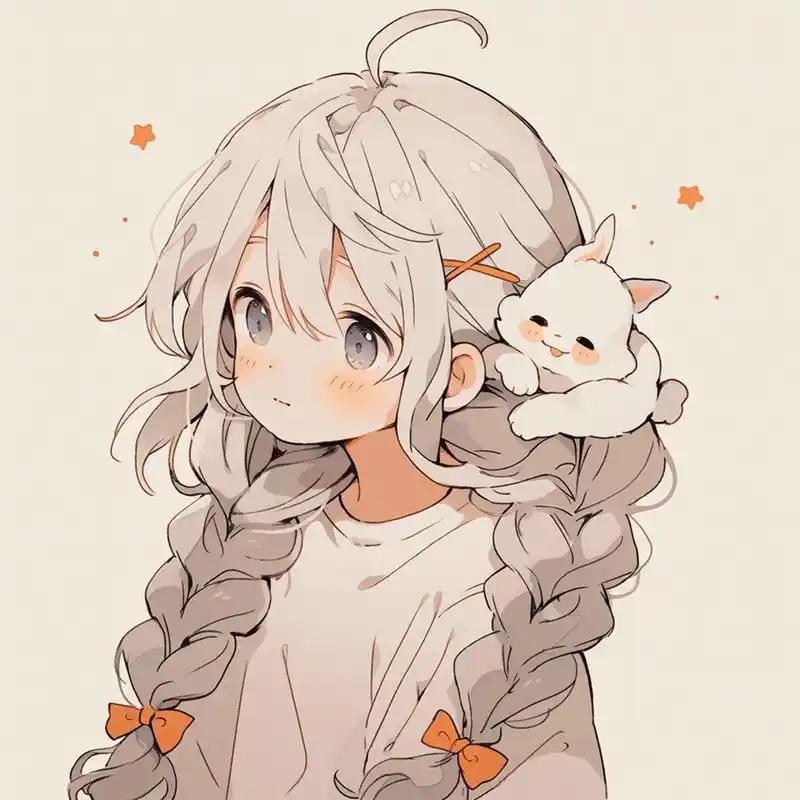 头像|呆萌可以03 #日常碎片plog# #头像# #ai绘画# #动漫女生头像