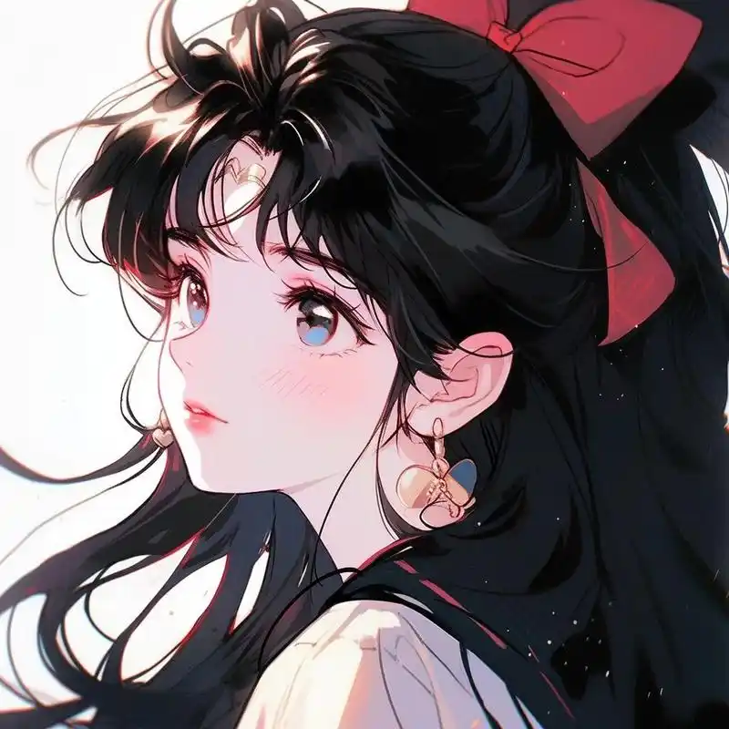 女生动漫头像系列34|清冷感少女 "鹤别空山,今春不见桃花" 我也不想