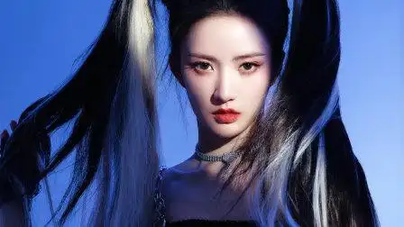 刘些宁晒双马尾照