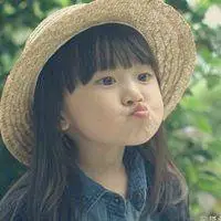 小女孩可爱头像嘟嘴【点击鼠标右键下载】