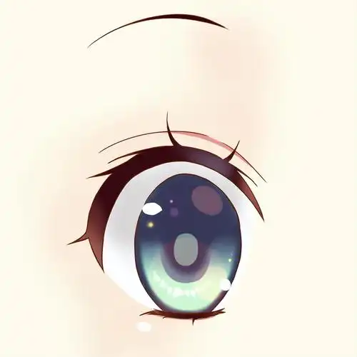 动漫女生眼睛怎么画教你闪光眼睛的画法教学
