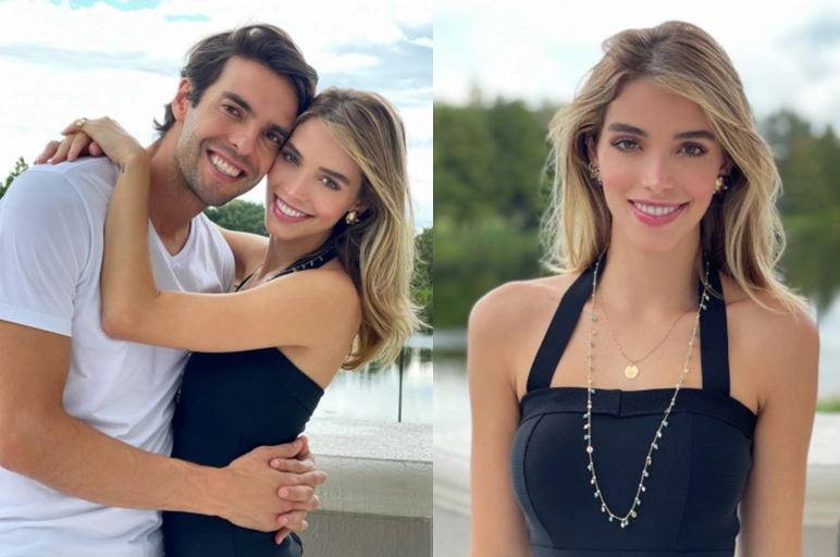 卡卡27岁娇妻近照曝光颜值太绝了与卡洛琳真像笑容迷人