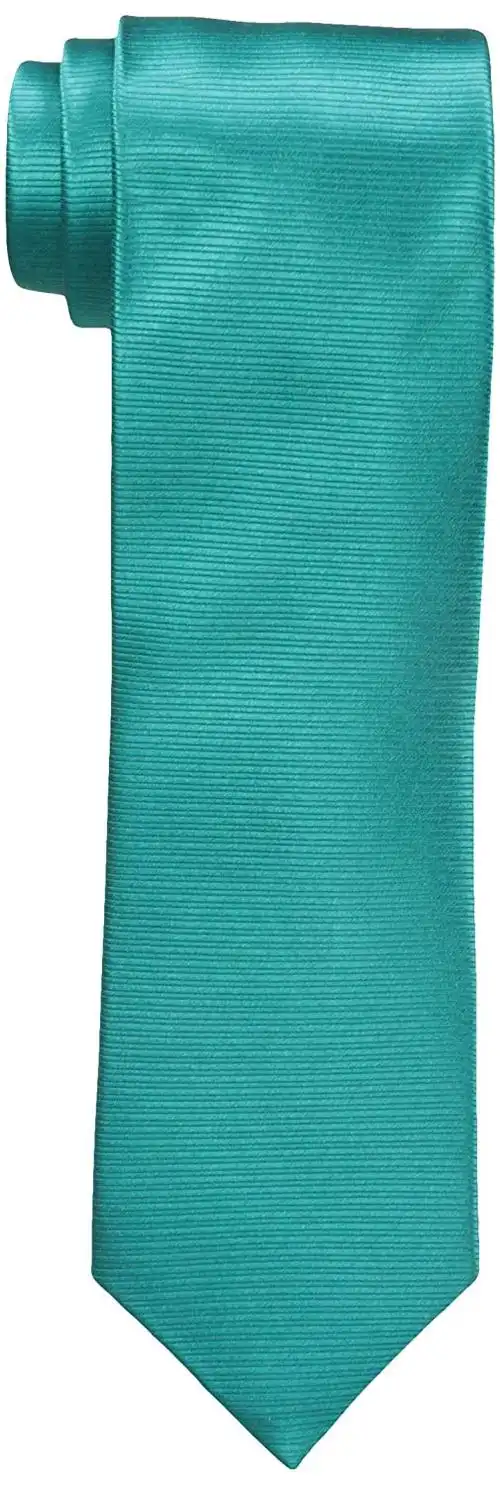 happy ties 男式纯色领带 蓝绿色 one size