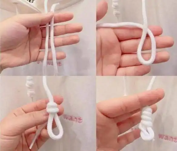 网红卫衣绳子打结法-慢动作回放衣服绳子打法