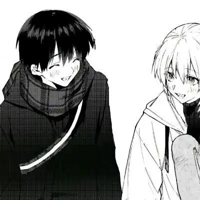 黑白动漫情头 之后的日子不再泛_情侣头像_我要个性网