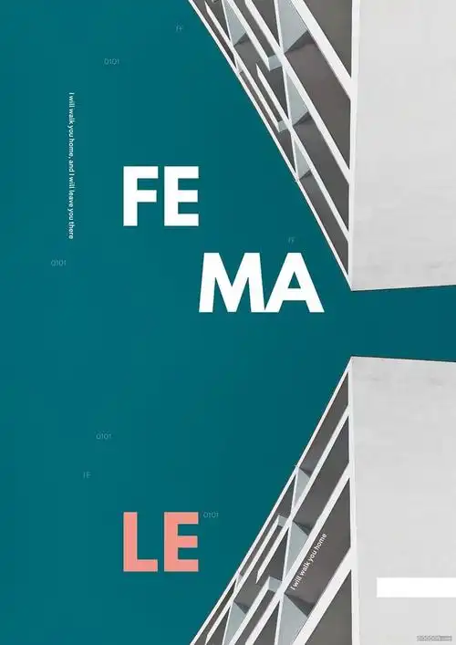 简约大气几何海报设计