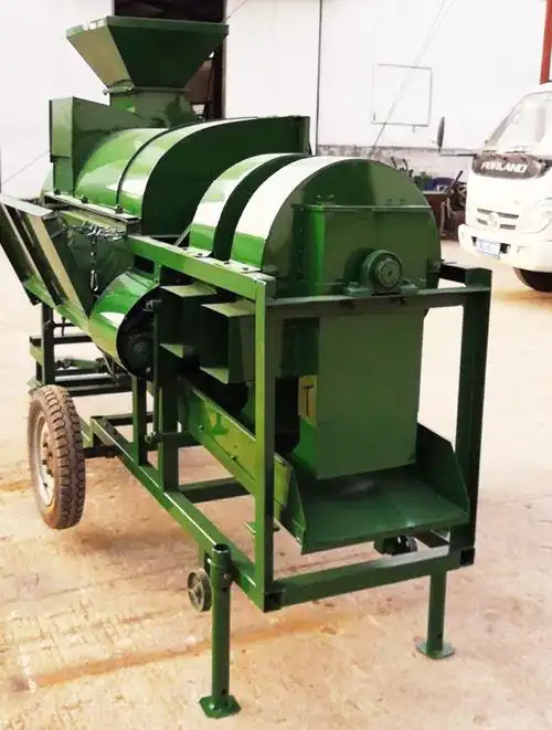 厂家直发 水稻谷子小麦脱粒机 柴油机带动新型脱粒机