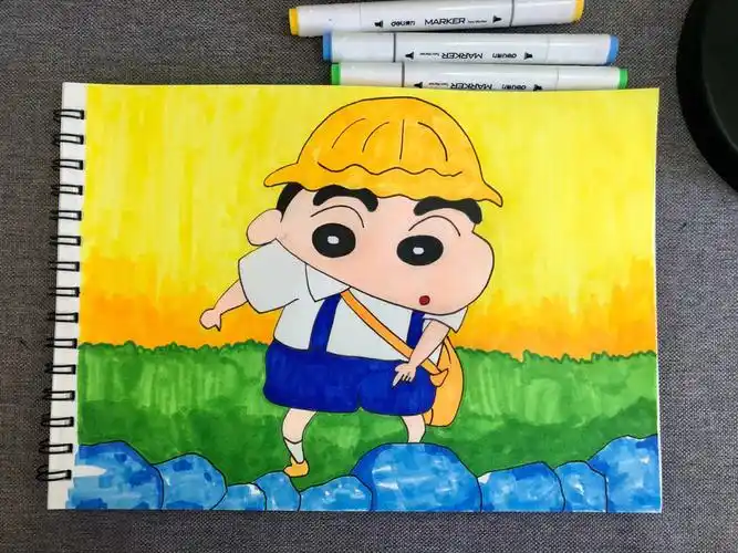 简笔画  #简笔画教程  #可爱简笔画  #蜡笔小新  #卡通画  #卡通人物