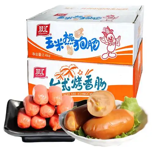 双汇火腿肠台式烤香肠38g*小泡面