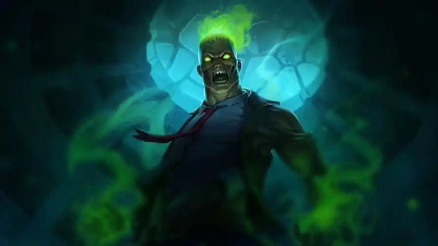 lol英雄联盟火男万圣节丧尸系列传说皮肤丧尸布兰德特效视频