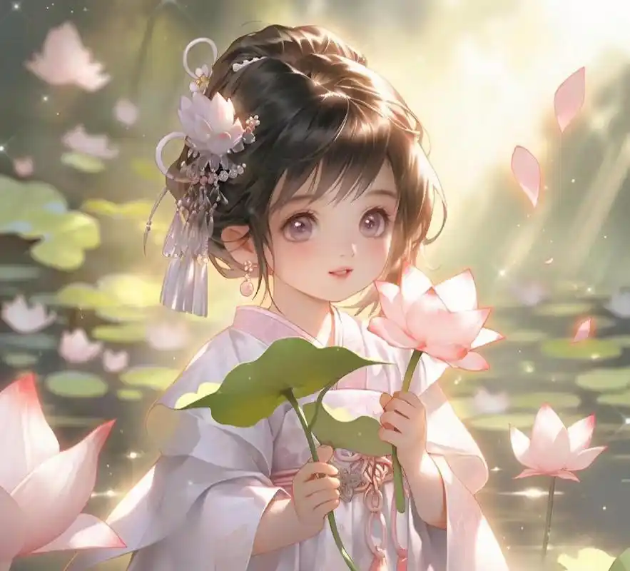 秋风徐徐绿色清凉,绝美国风微信图像.