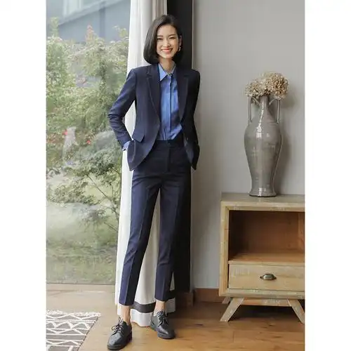职业装气质女神范工作服上班商务正装时尚西服韩版白领西装套装女
