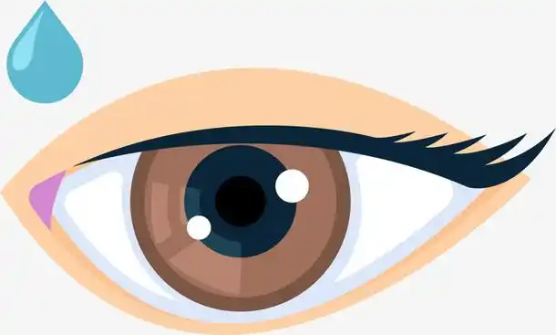 蓝色眼药水美丽眼睛免抠素材免费下载_觅元素51yuansu.com