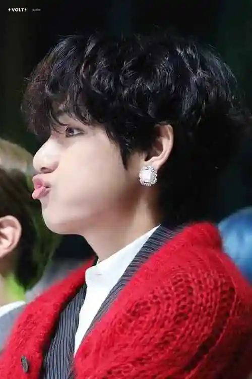 金泰亨超话95#金泰亨心动瞬间#嘟嘴好可爱哦>_ 最36猪猪包01