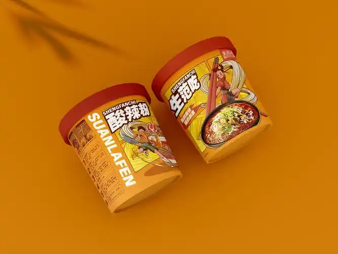 生饭吃-酸辣粉包装