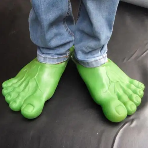 抖音同款赤脚大仙搞怪沙雕拖鞋恶搞仿真脚趾脚丫光脚鞋搞笑凉拖鞋