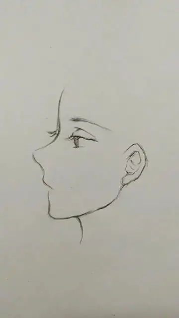 漫画男侧脸教学来一个