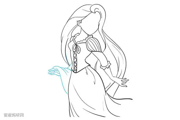 乐佩公主怎么画