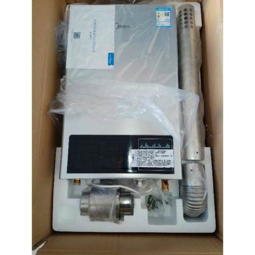 > midea/美的 jsq22-12hwb 12l燃气热水器强排式恒温节能三档变升商品