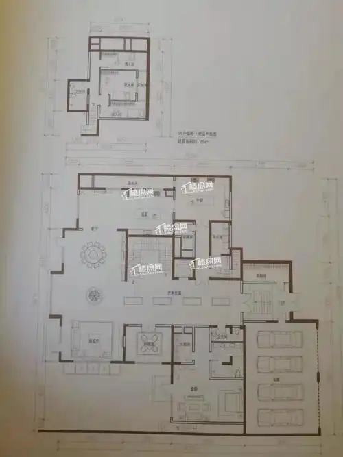 北京九章别墅6室4厅6卫户型图-北京楼盘网
