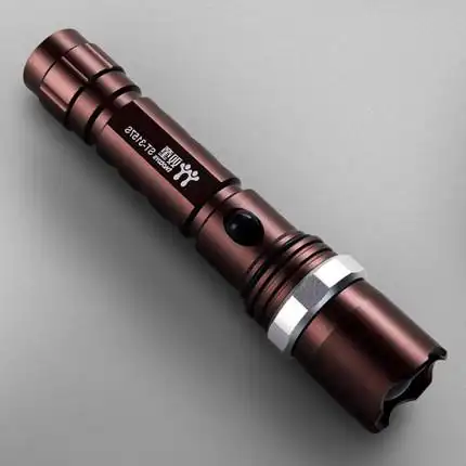 双童led强光手电筒可充电户外远射500探照灯骑行防雨淋远射王_3折现价